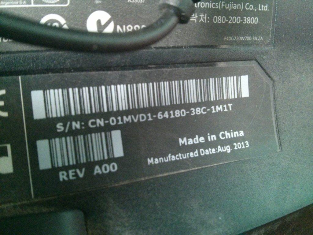 Dell serial number service tag